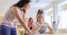 young woman teacher teaches lesson in class of tee 2022 02 22 04 30 51 utc 1024x683